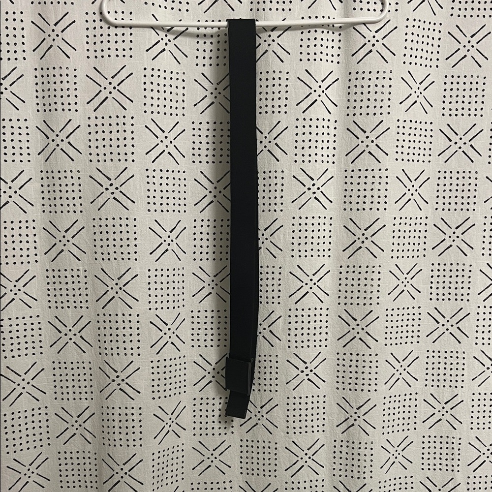 Vans Black Belt with black Buckle - 43” inches in length
